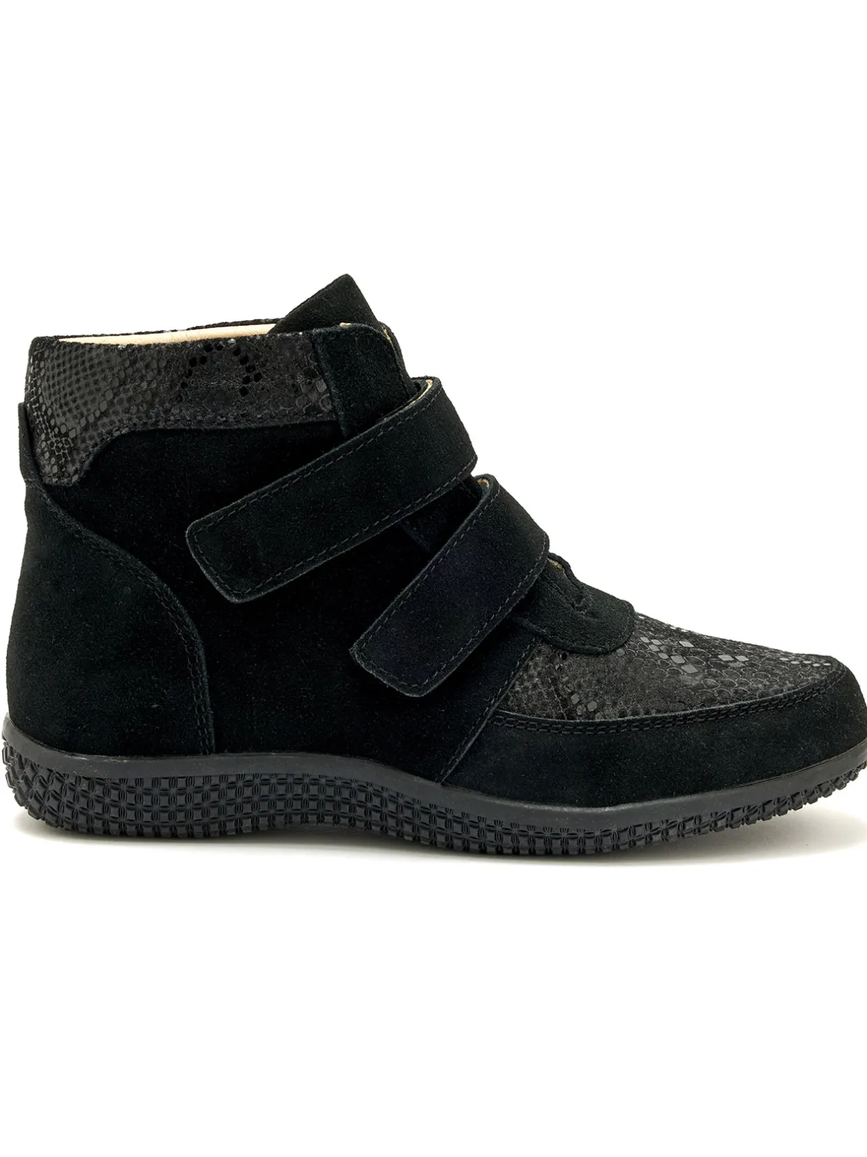 Femme Pédiconfort Boots à scratchs grande largeur