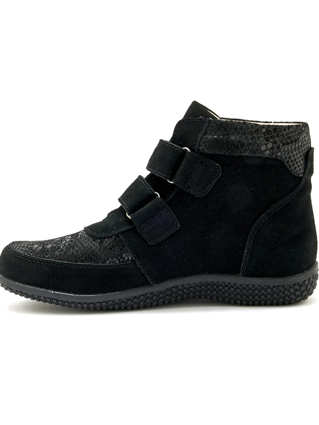 Femme Pédiconfort Boots à scratchs grande largeur