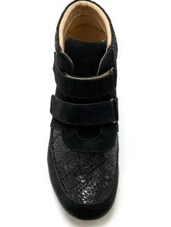 Femme Pédiconfort Boots à scratchs grande largeur