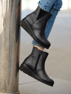 Femme Pédiconfort Boots compenséss talon 5 cm