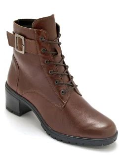 Femme Pédiconfort Boots cuir doublées suédine
