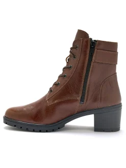 Femme Pédiconfort Boots cuir doublées suédine