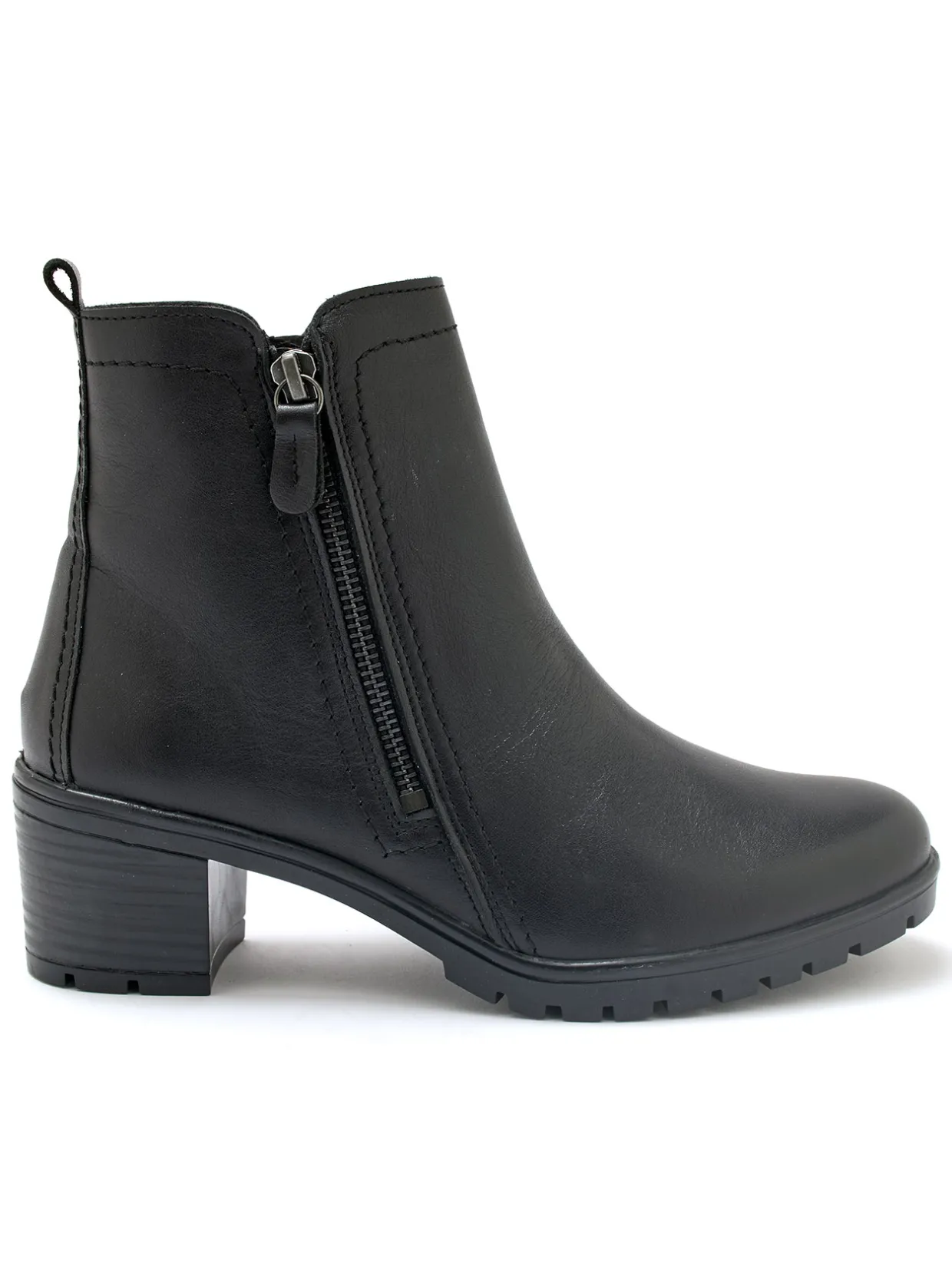 Femme Pédiconfort Boots dessus cuir extra larges