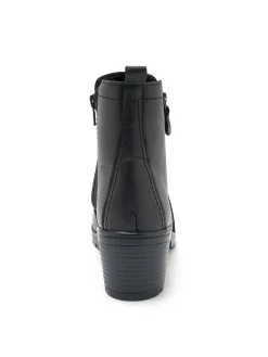 Femme Pédiconfort Boots dessus cuir extra larges