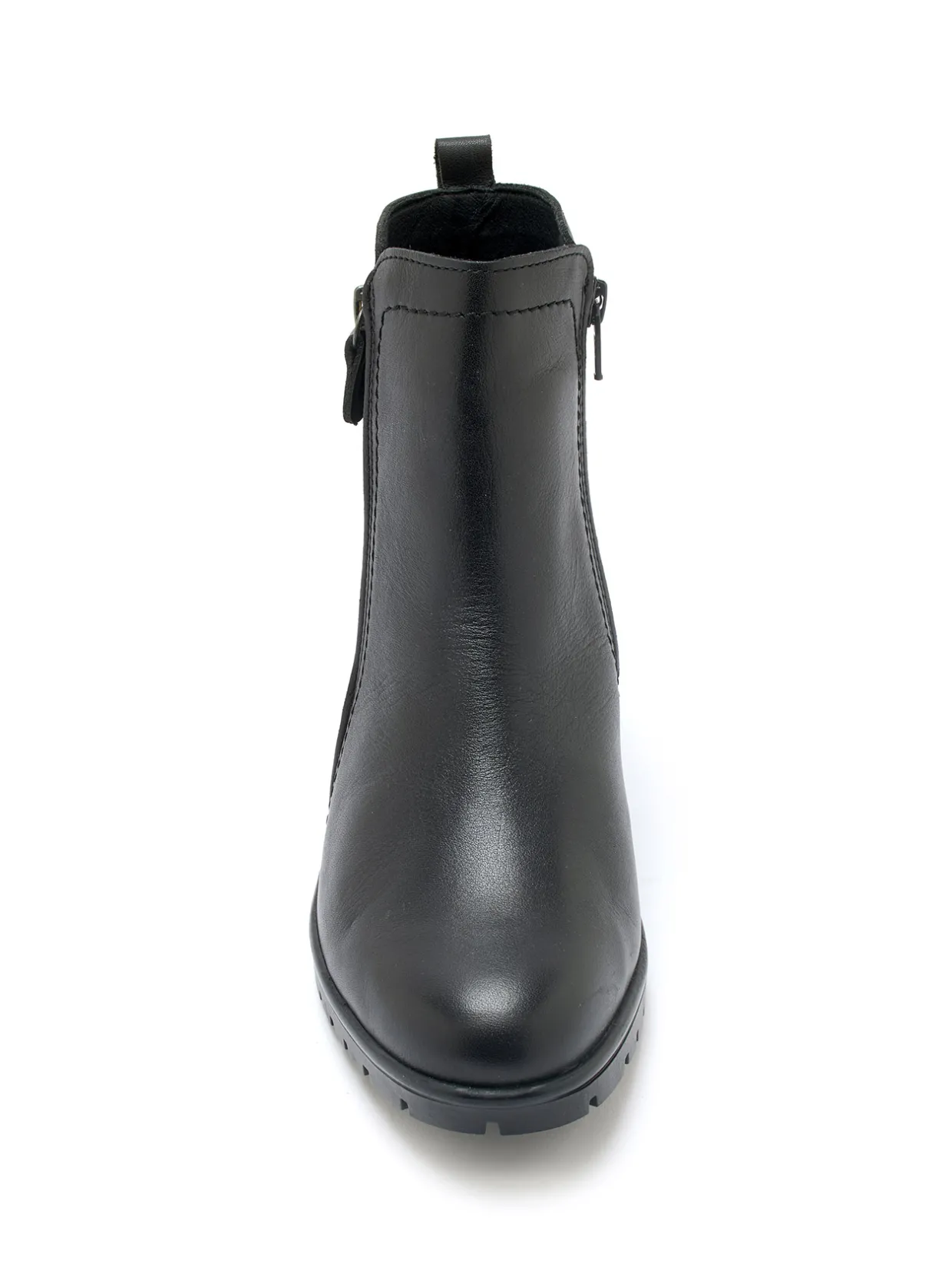 Femme Pédiconfort Boots dessus cuir extra larges