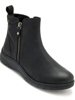 Femme Pédiconfort Boots double zip aéroesemelle® amovible
