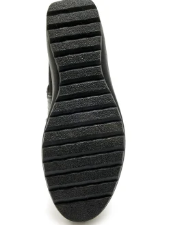 Femme Pédiconfort Boots fourrées compensées double zip