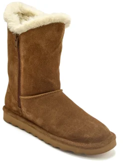 Femme Pédiconfort Boots fourrées double zip