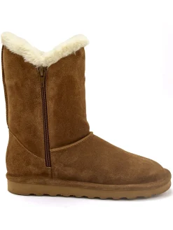 Femme Pédiconfort Boots fourrées double zip