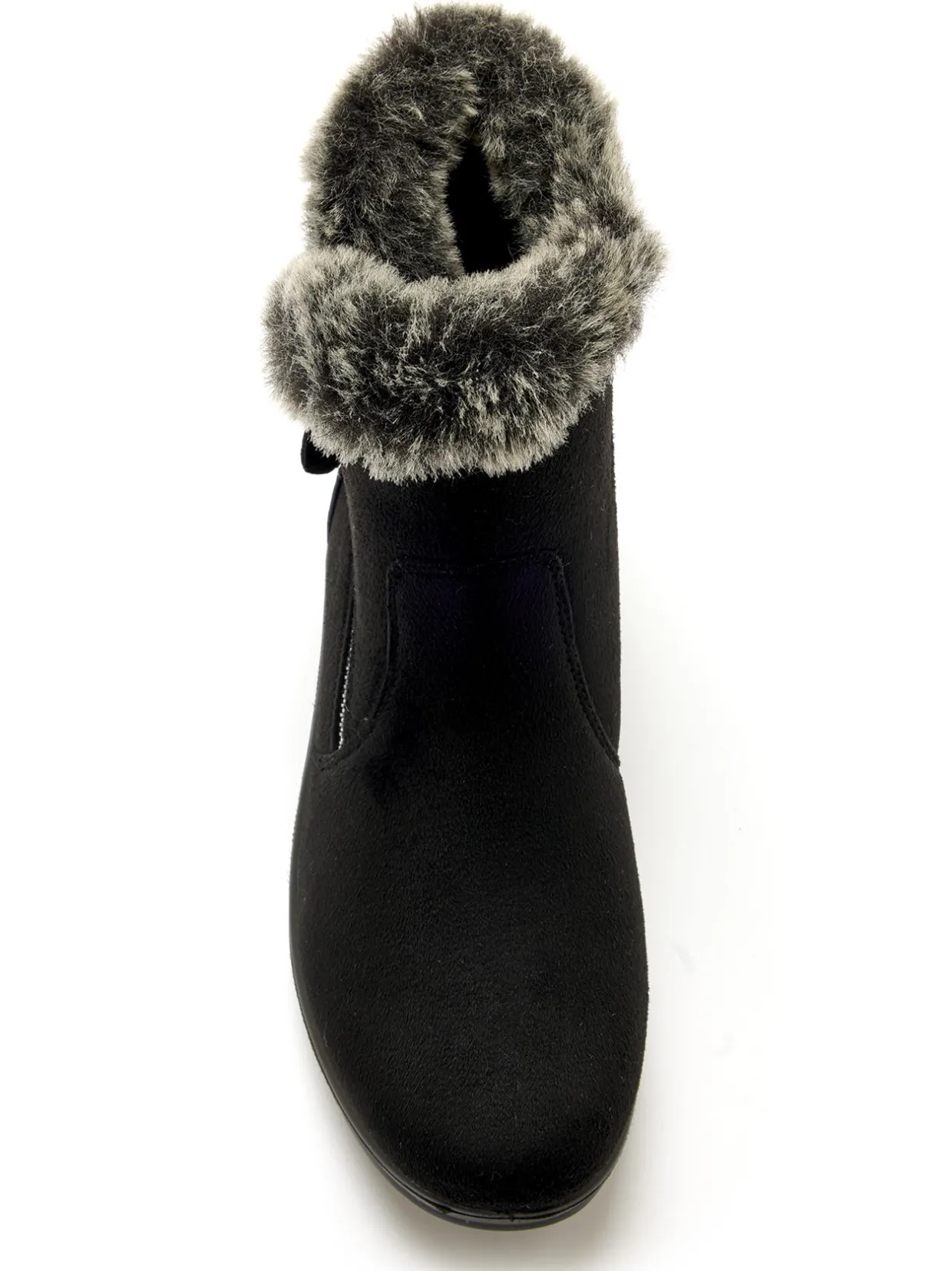 Femme Pédiconfort Boots fourrées zippées