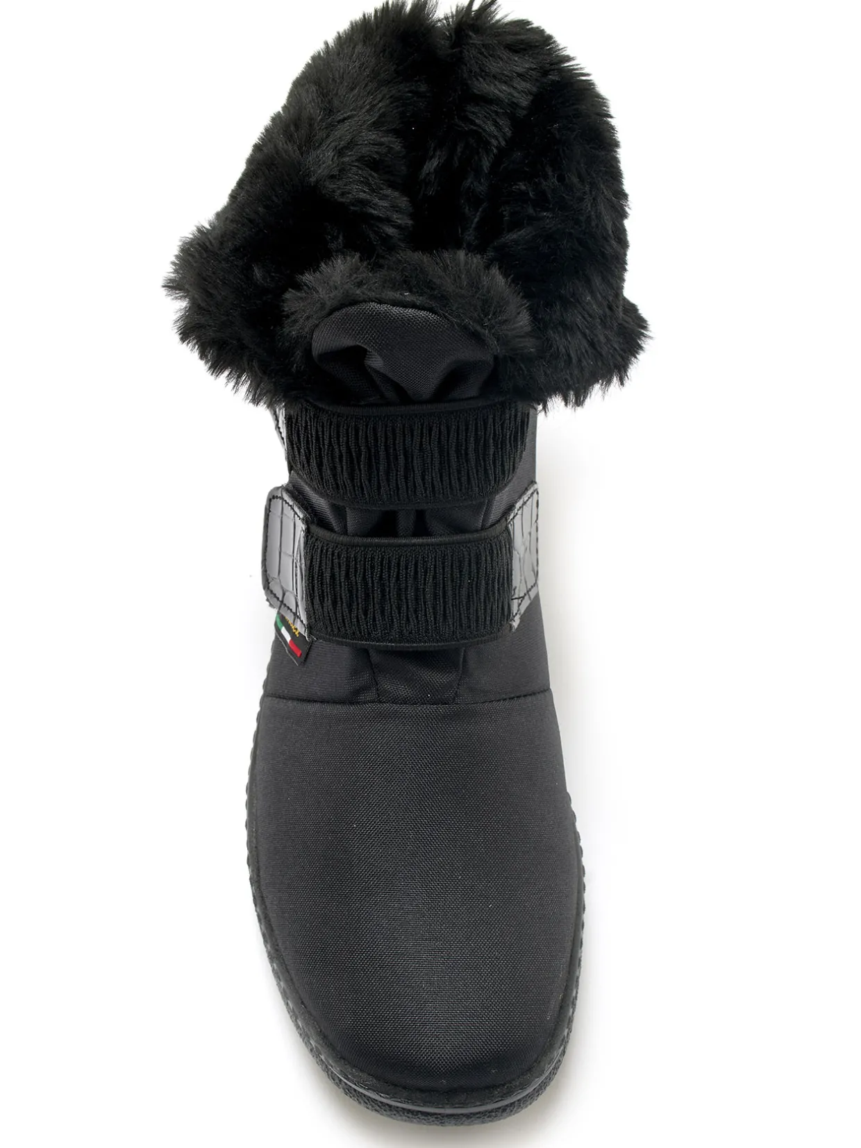 Femme Pédiconfort Boots imperméables à pattes scratch