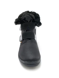 Femme Pédiconfort Boots imperméables à pattes scratch