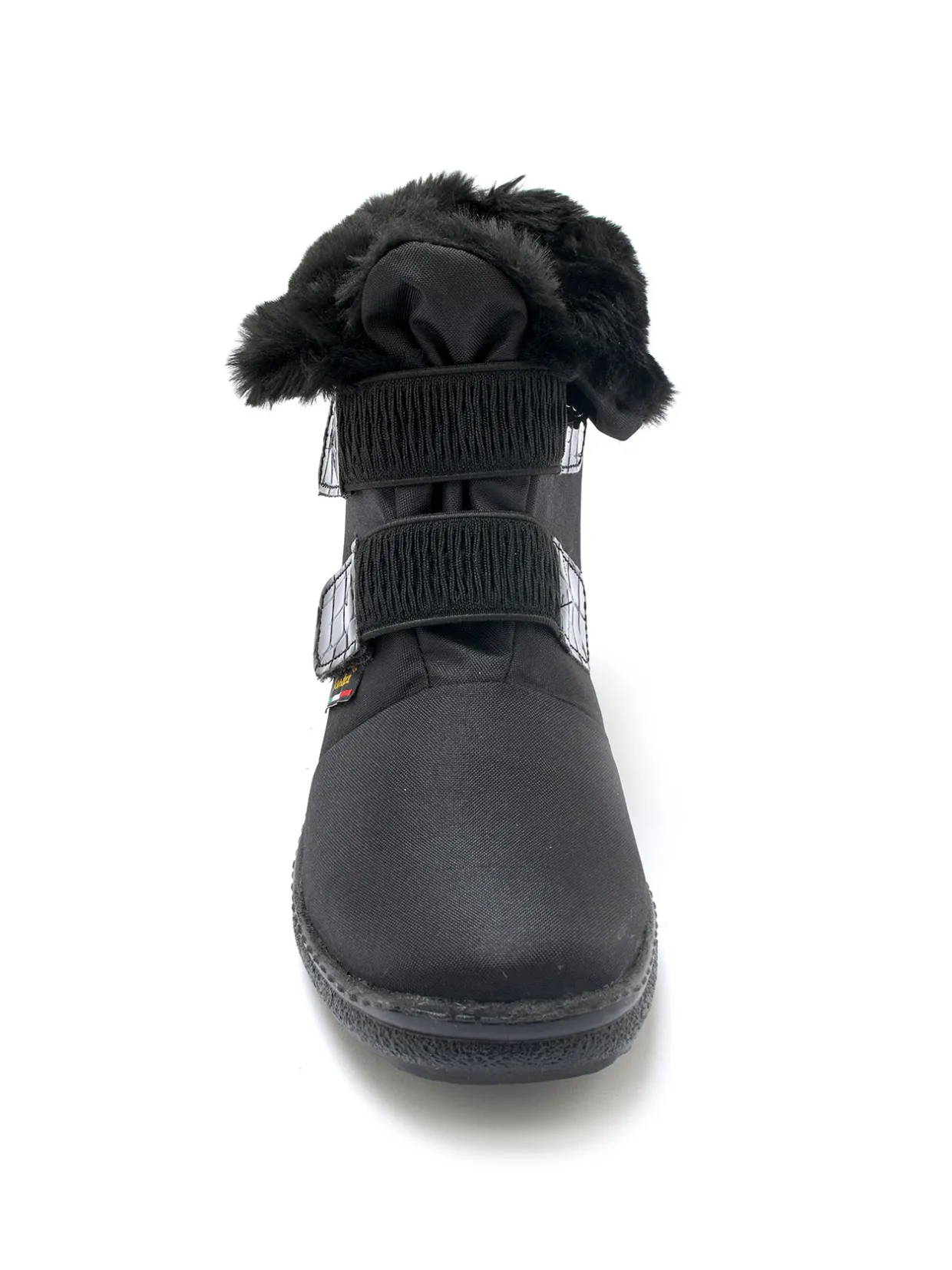 Femme Pédiconfort Boots imperméables à pattes scratch