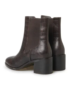 Femme Pédiconfort Boots élastiquées molletonnées