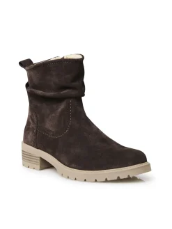 Femme Pédiconfort Boots molletonnées effet plissé