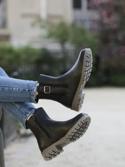 Femme Pédiconfort Boots molletonnées large élastique