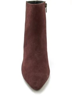 Femme Pédiconfort Boots zippées cuir velours