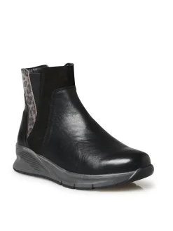 Femme Pédiconfort Boots zippées et élastiquées