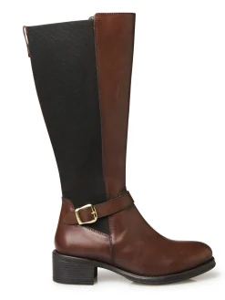 Femme Pédiconfort Bottes hautes mollets larges