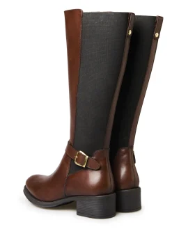 Femme Pédiconfort Bottes hautes mollets larges