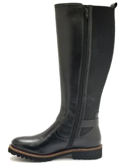 Femme Pédiconfort Bottes tout cuir zip et élastiques