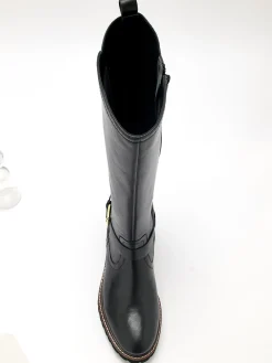 Femme Pédiconfort Bottes tout cuir zip et élastiques