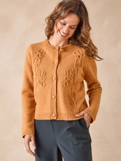 Femme Daxon Cardigan avec alpaga et laine