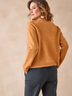 Femme Daxon Cardigan avec alpaga et laine