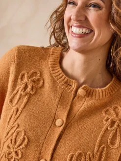 Femme Daxon Cardigan avec alpaga et laine