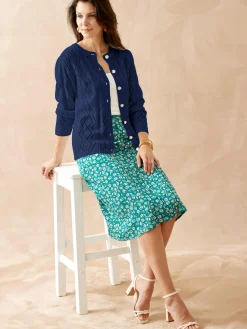 Femme Daxon Cardigan en maille fantaisie