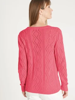 Femme Daxon Cardigan en maille fantaisie