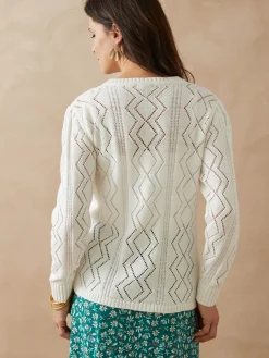 Femme Daxon Cardigan en maille fantaisie