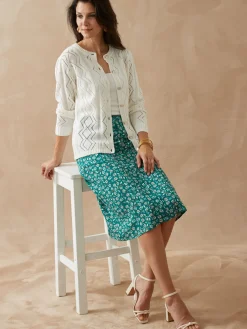 Femme Daxon Cardigan en maille fantaisie