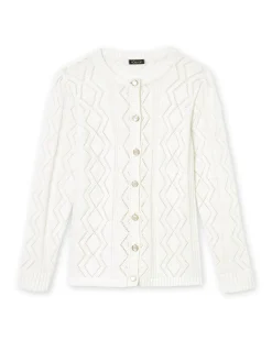 Femme Daxon Cardigan en maille fantaisie