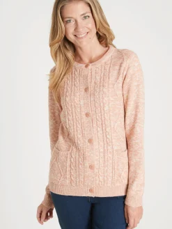 Femme Daxon Cardigan en maille torsadée