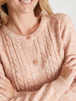 Femme Daxon Cardigan en maille torsadée