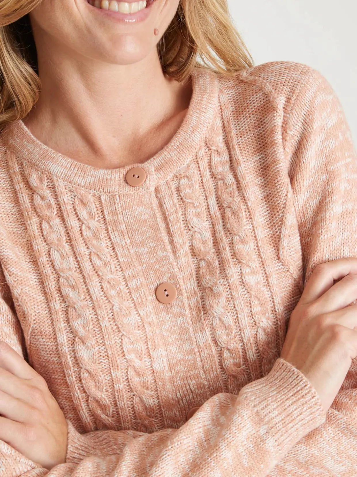 Femme Daxon Cardigan en maille torsadée