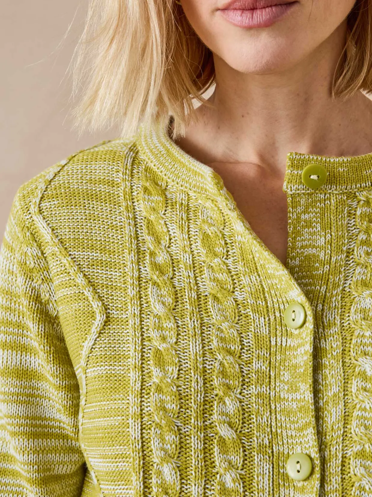 Femme Daxon Cardigan en maille torsadée