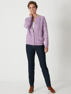Femme Daxon Cardigan en maille torsadée
