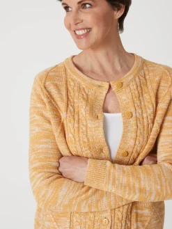 Femme Daxon Cardigan en maille torsadée