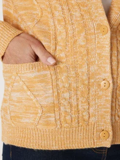 Femme Daxon Cardigan en maille torsadée