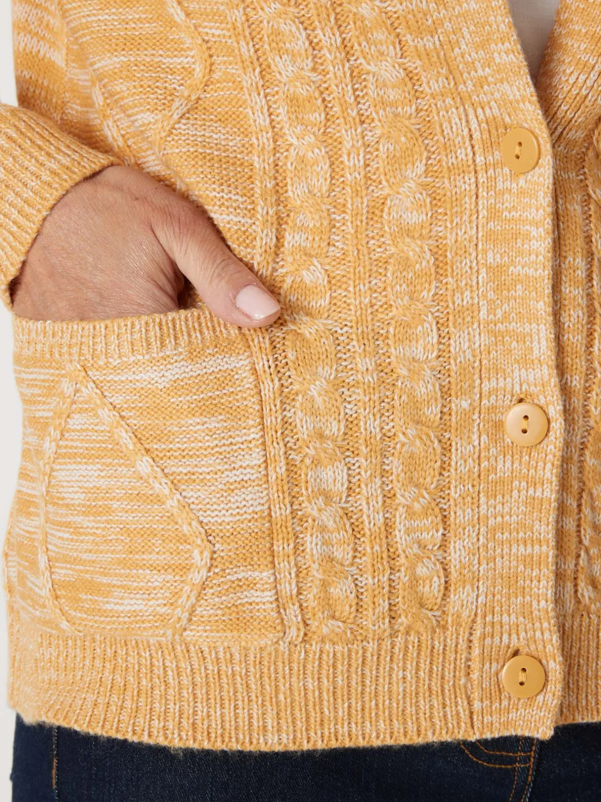 Femme Daxon Cardigan en maille torsadée