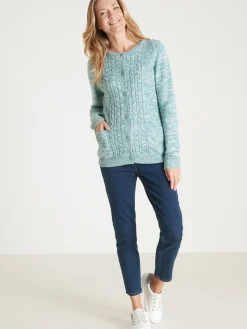 Femme Daxon Cardigan en maille torsadée
