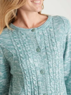 Femme Daxon Cardigan en maille torsadée