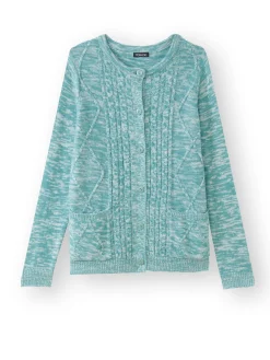 Femme Daxon Cardigan en maille torsadée