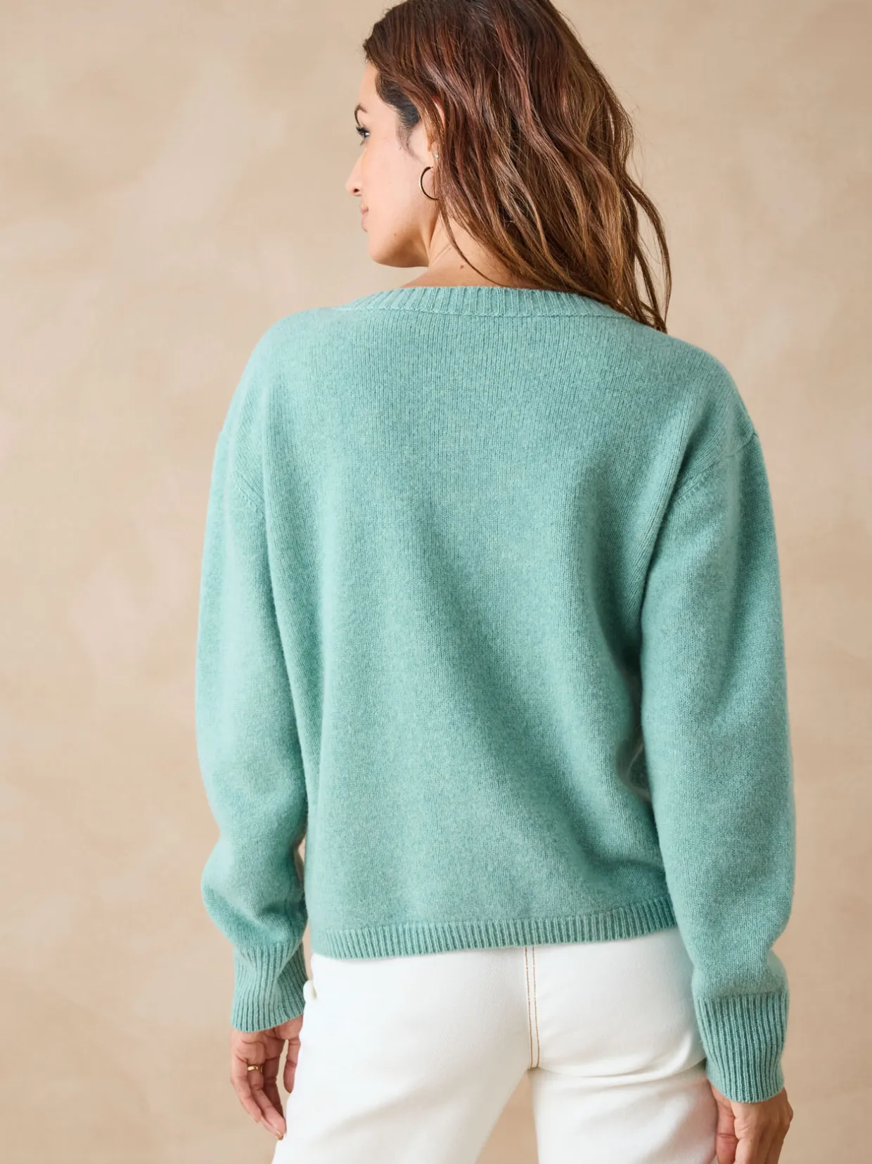 Femme Daxon Cardigan en pure laine
