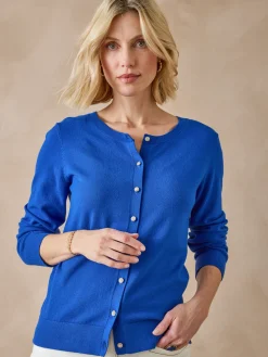 Femme Daxon Cardigan élégant boutons-bijoux