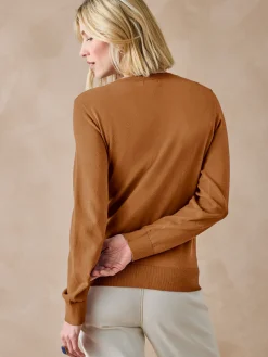 Femme Daxon Cardigan élégant boutons-bijoux