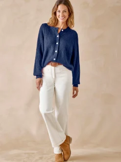 Femme Daxon Cardigan point ajouré fantaisie