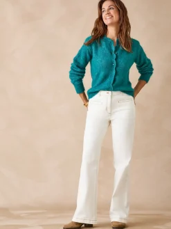 Femme Daxon Cardigan points fantaisie ajourés